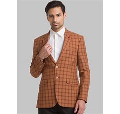 Raymond Men Checked Single Breasted Formal Blazers
